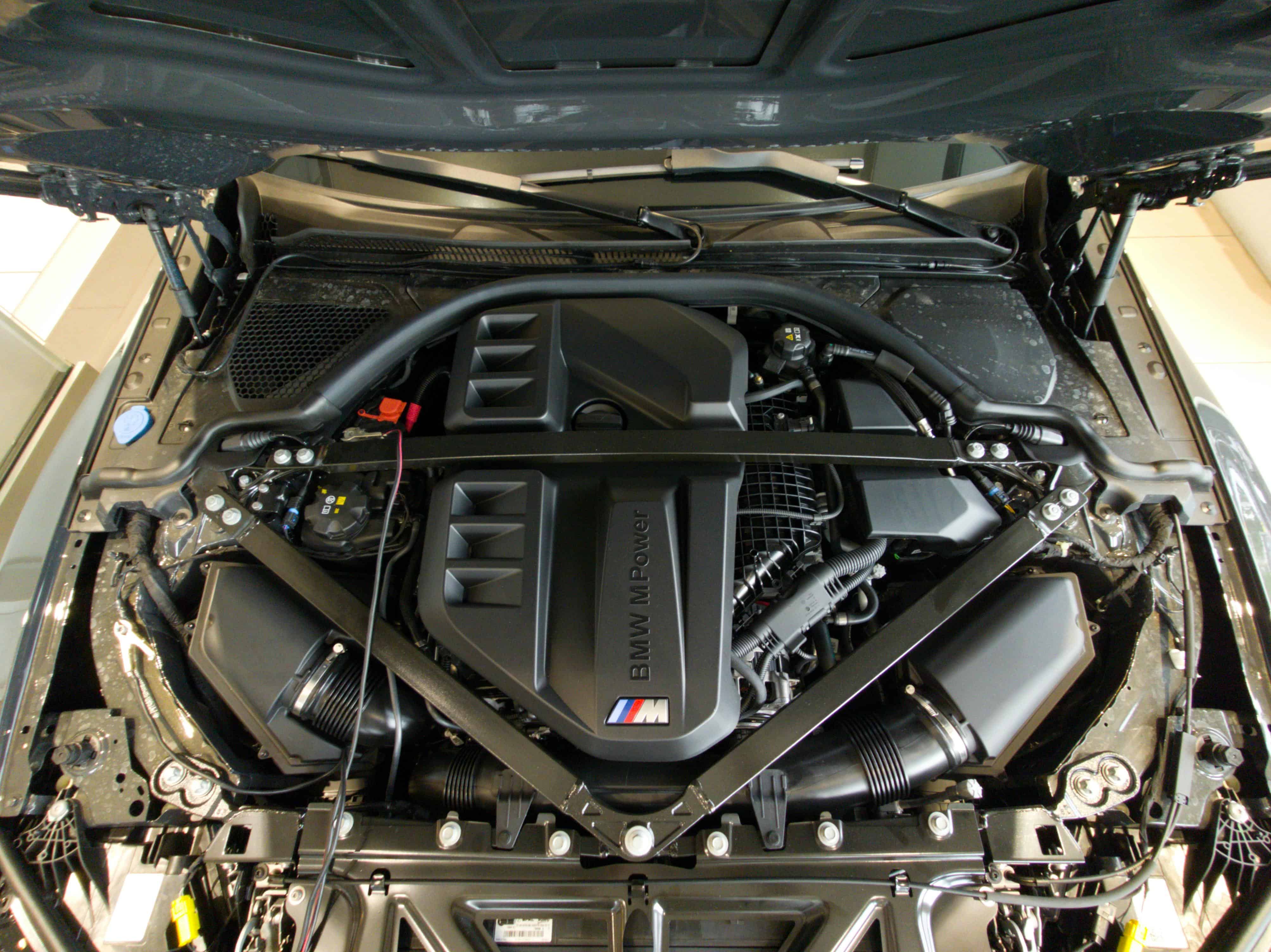 BMW M3 Engine bay with M Performance carbon engine cover and intake – subtle yet effective upgrades for South African M owners